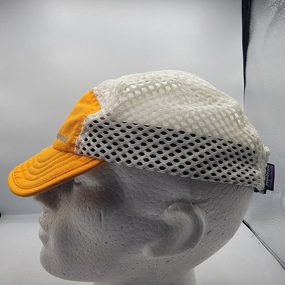 Patagonia Duckbill Cap Hat Adults Orange White Adjustable Breathable Athletic main image 8